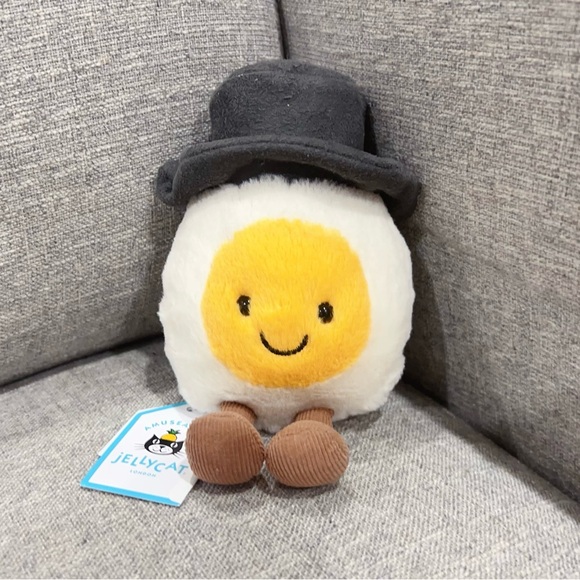 Jellycat Amuseables Boiled Egg Bride and Groom Brand New with Tags (BNWT) - Picture 4 of 5